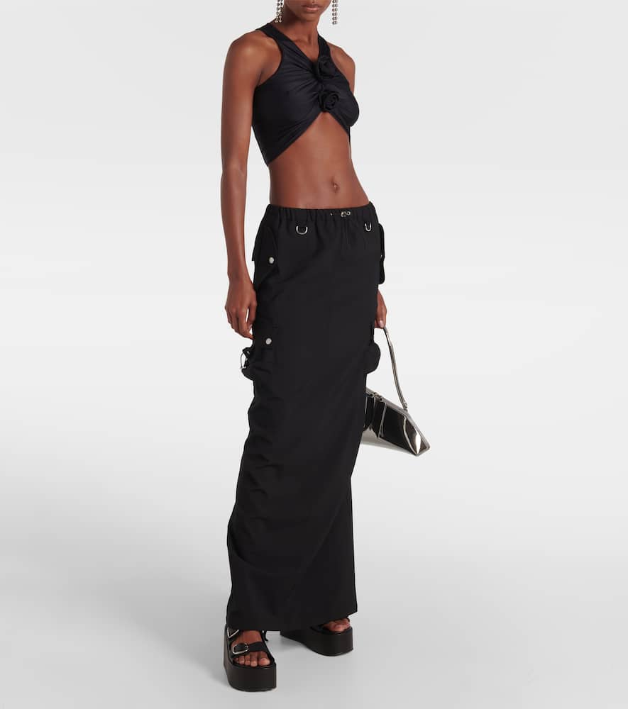 Cargo maxi skirt