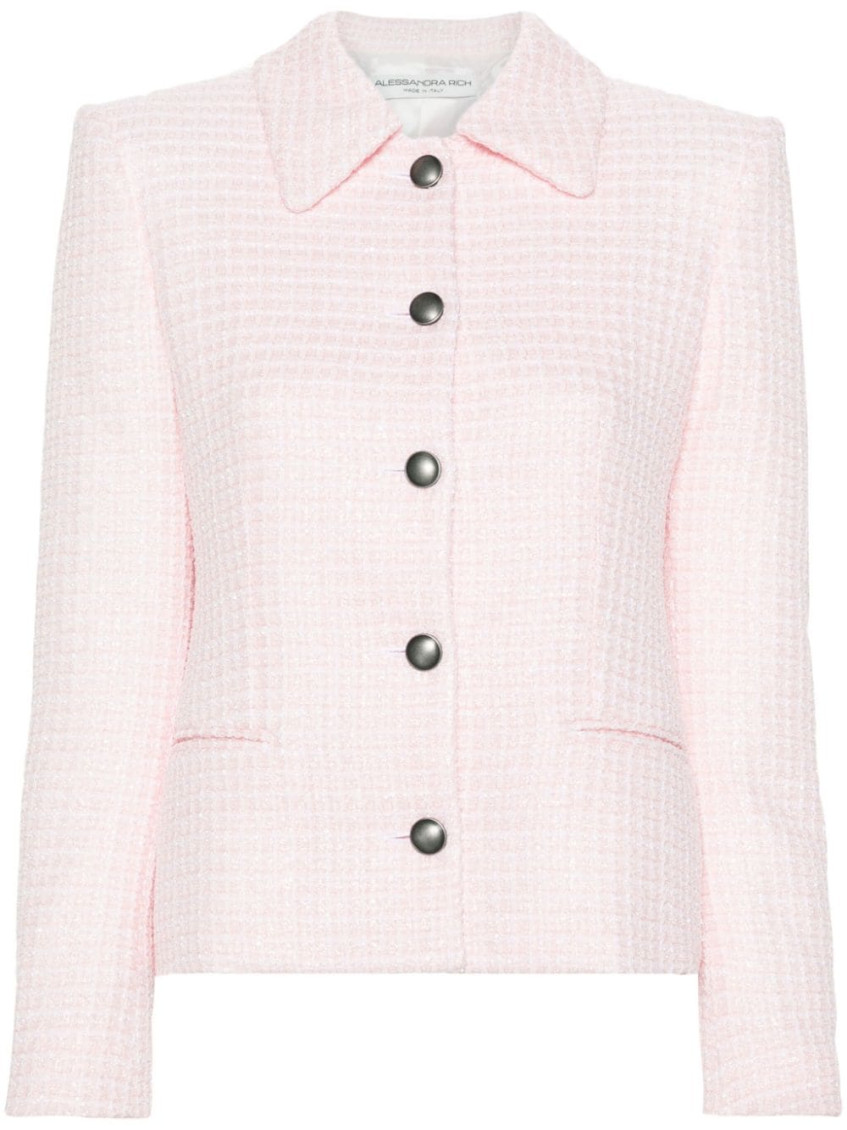 Light Pink Tweed Blazer