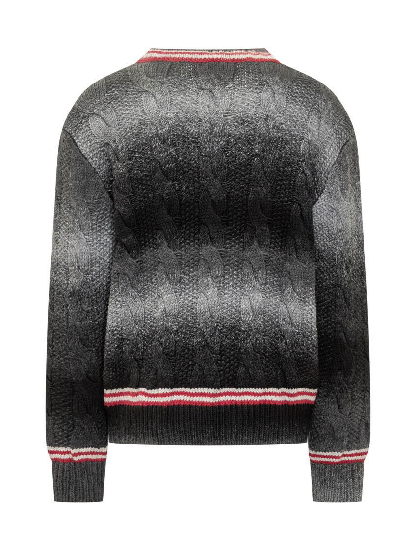 Grey V Neck Sweaters