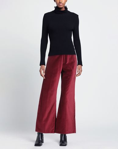 Woman Pants Burgundy Size 2 Cotton