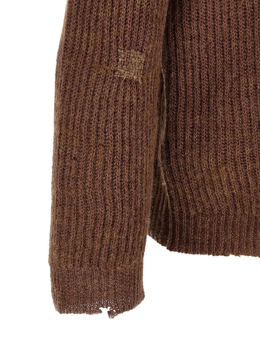 Brown Knitted Sweater