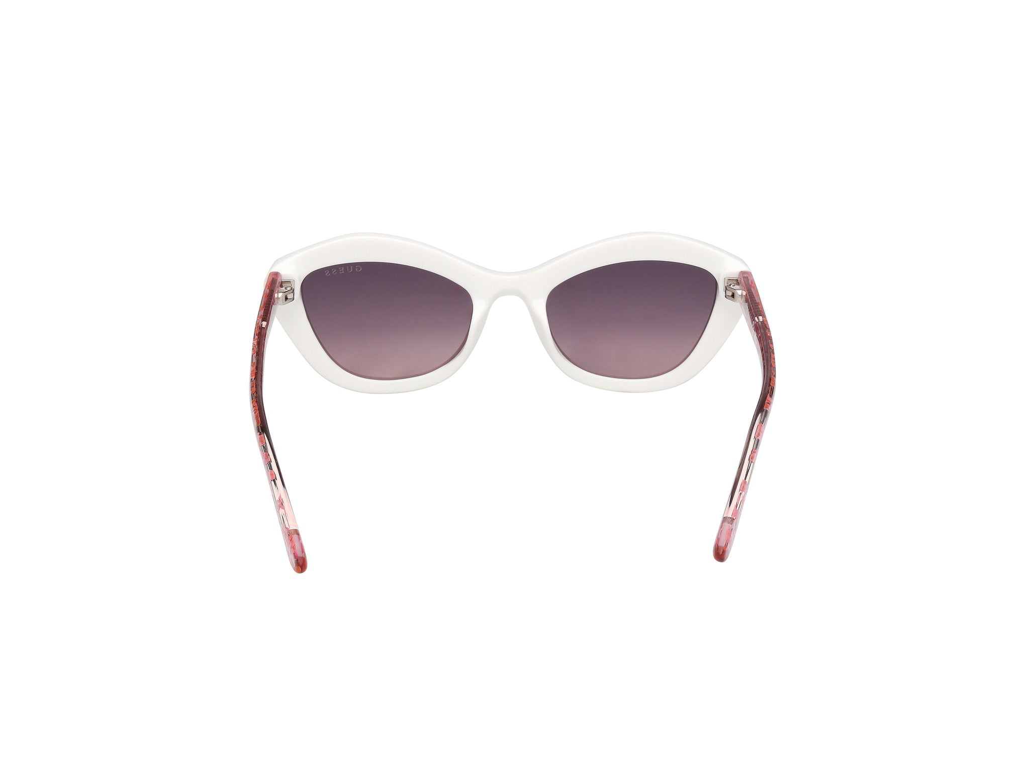 Guess Unisex Guess GU00229 21B Gafas de sol Inyectado Marfil Fumar Geométrico Norma