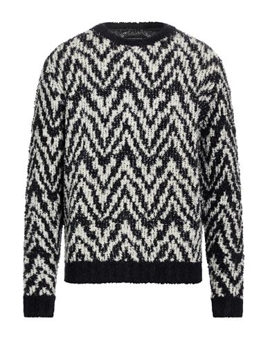 Man Sweater Black Size XS Virgin Wool, Polyamide