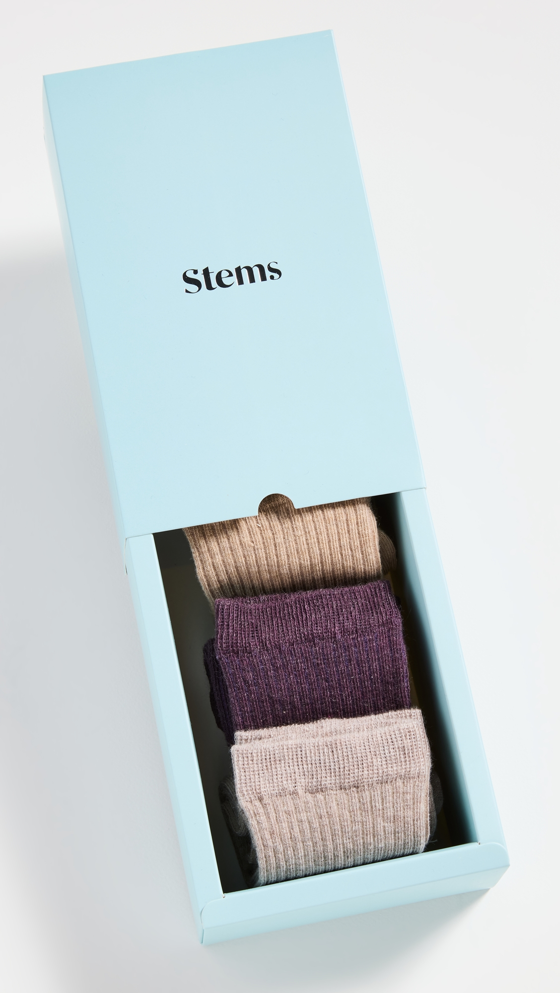 Cashmere Socks Gift Set Heliotrope One Size