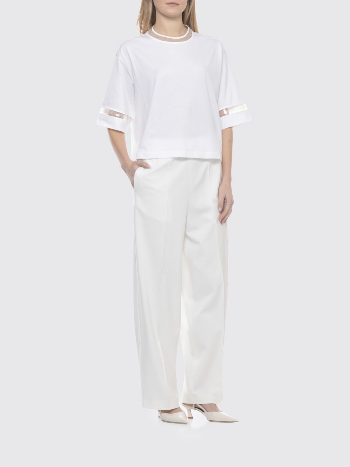 T-Shirt Woman color White