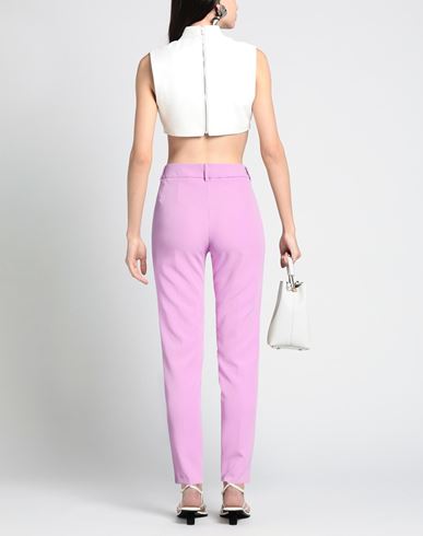 Woman Pants Lilac Size 4 Polyester, Elastane