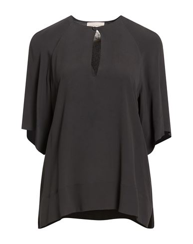 Woman Top Charcoal Size 4 Acetate, Silk