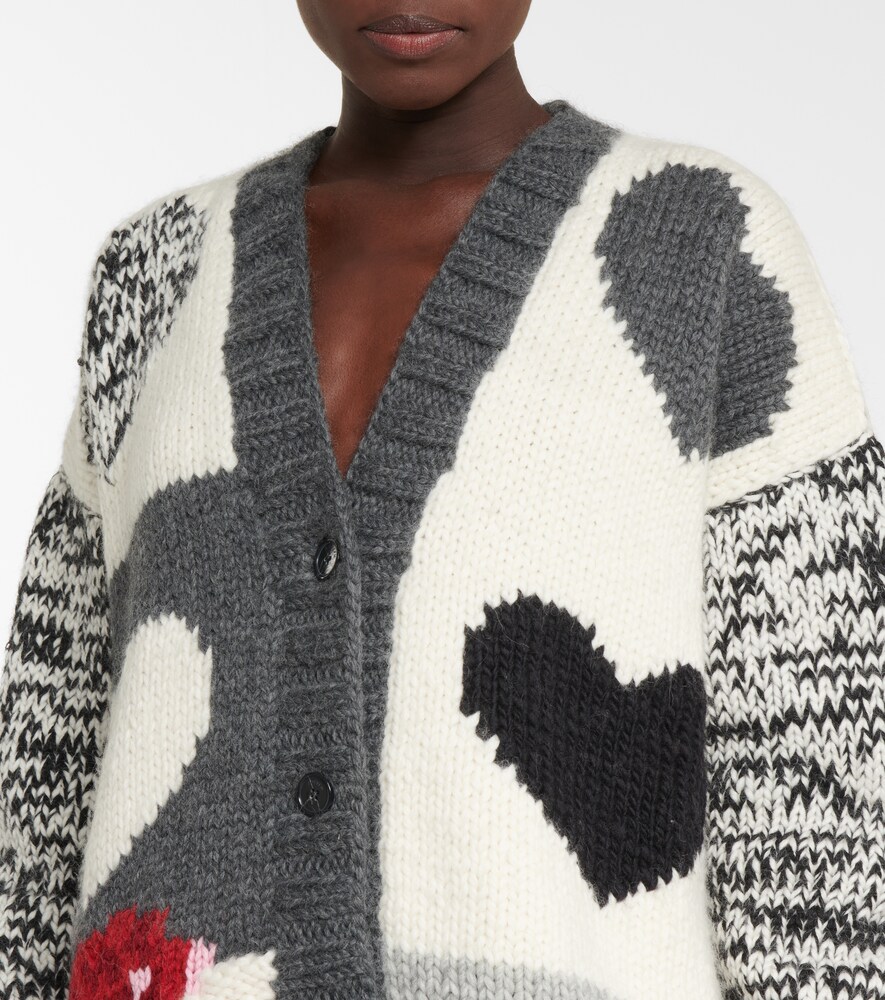 Exclusive to Mytheresa - Intarsia wool-blend cardigan