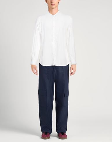 Patrizio Piscaglia Man Shirt White Size 15 ¾ Cotton, Polyamide, Elastane