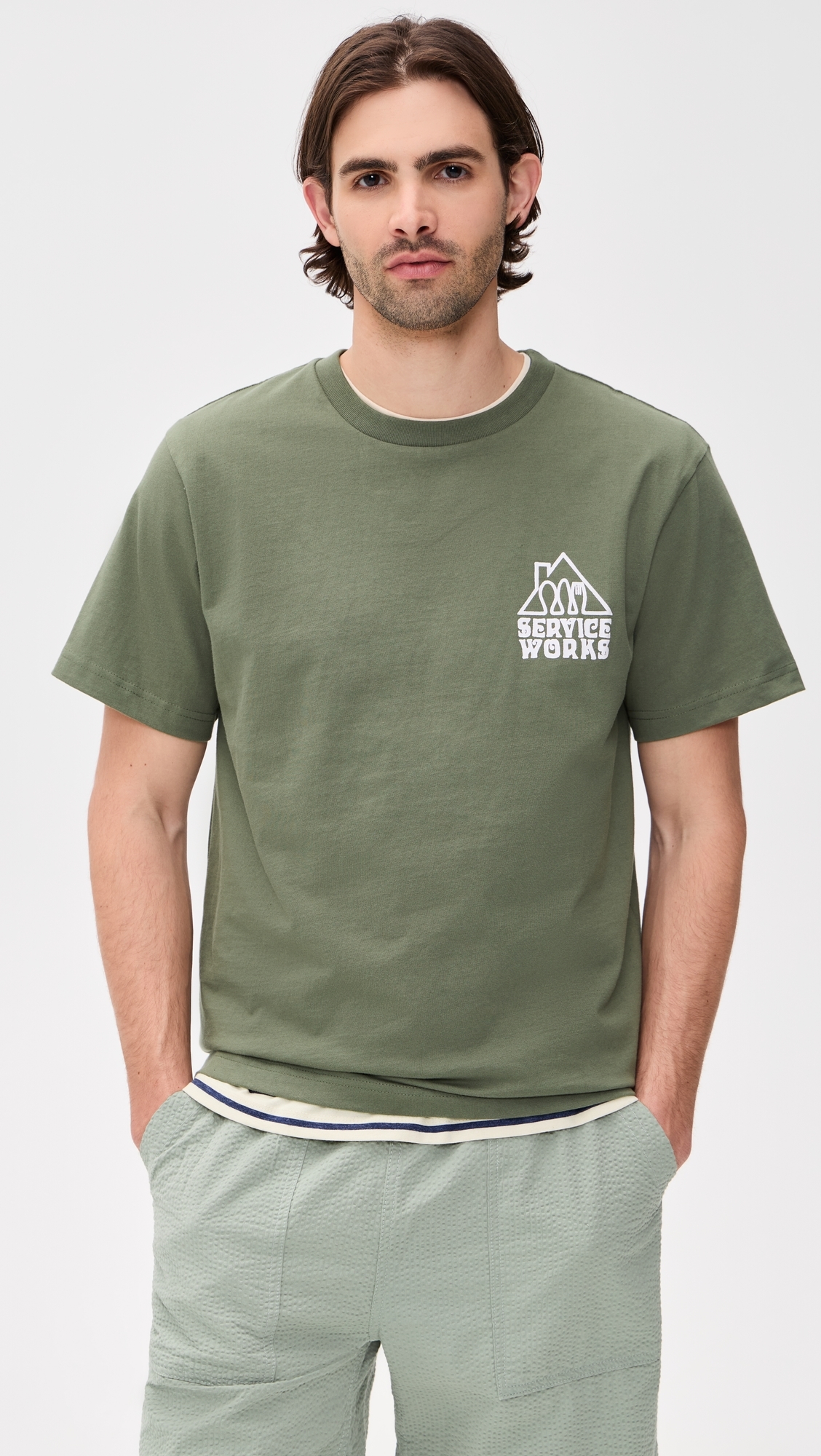 Home Comforts Tee Olive