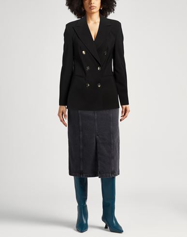 Woman Blazer Black Size S Polyester, Elastane