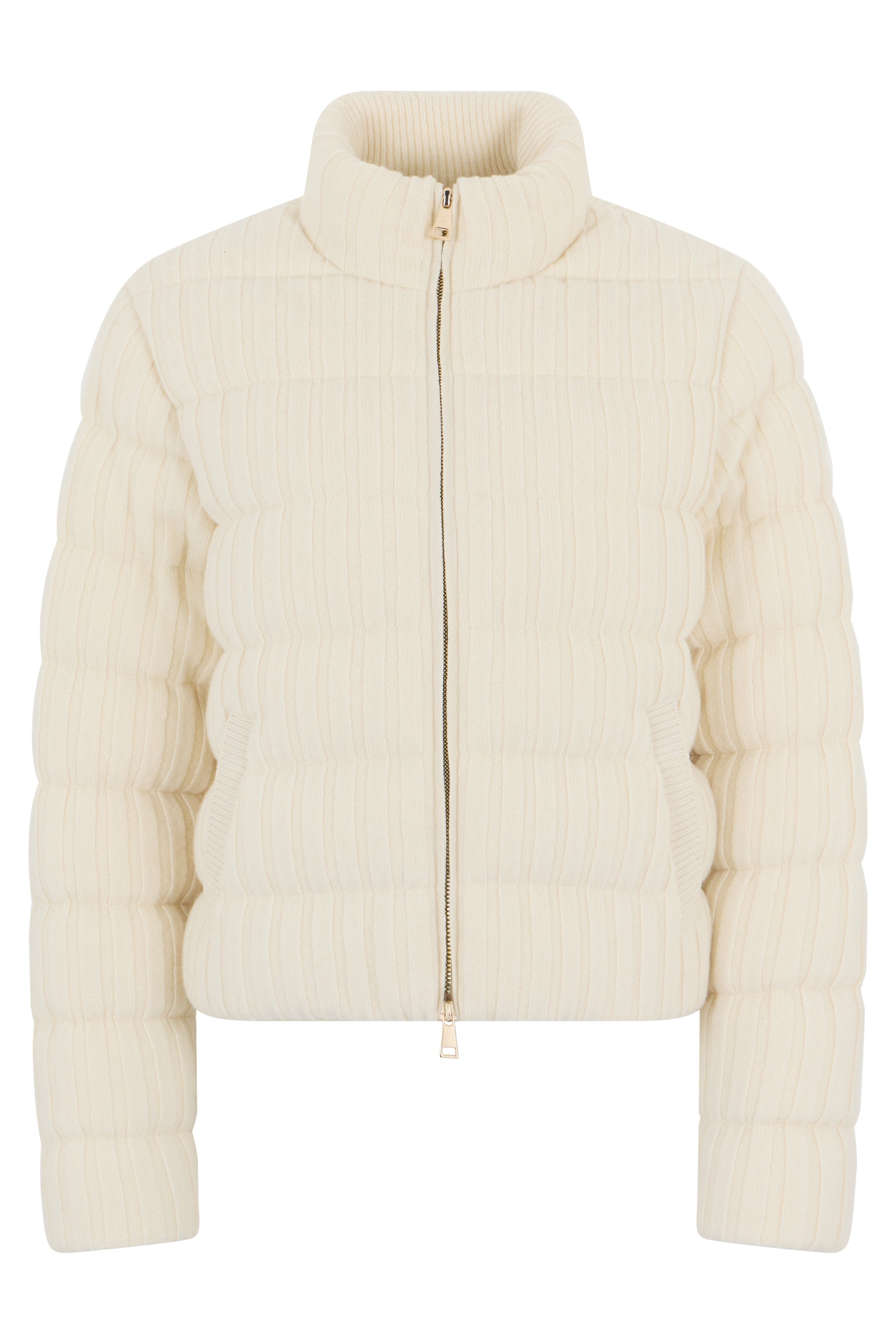 Wool & Cashmere Blend Padded Cardigan