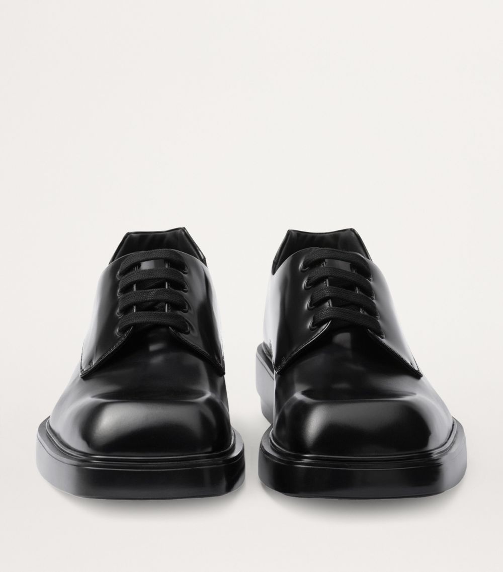 Brushed Leather Derby Shoes