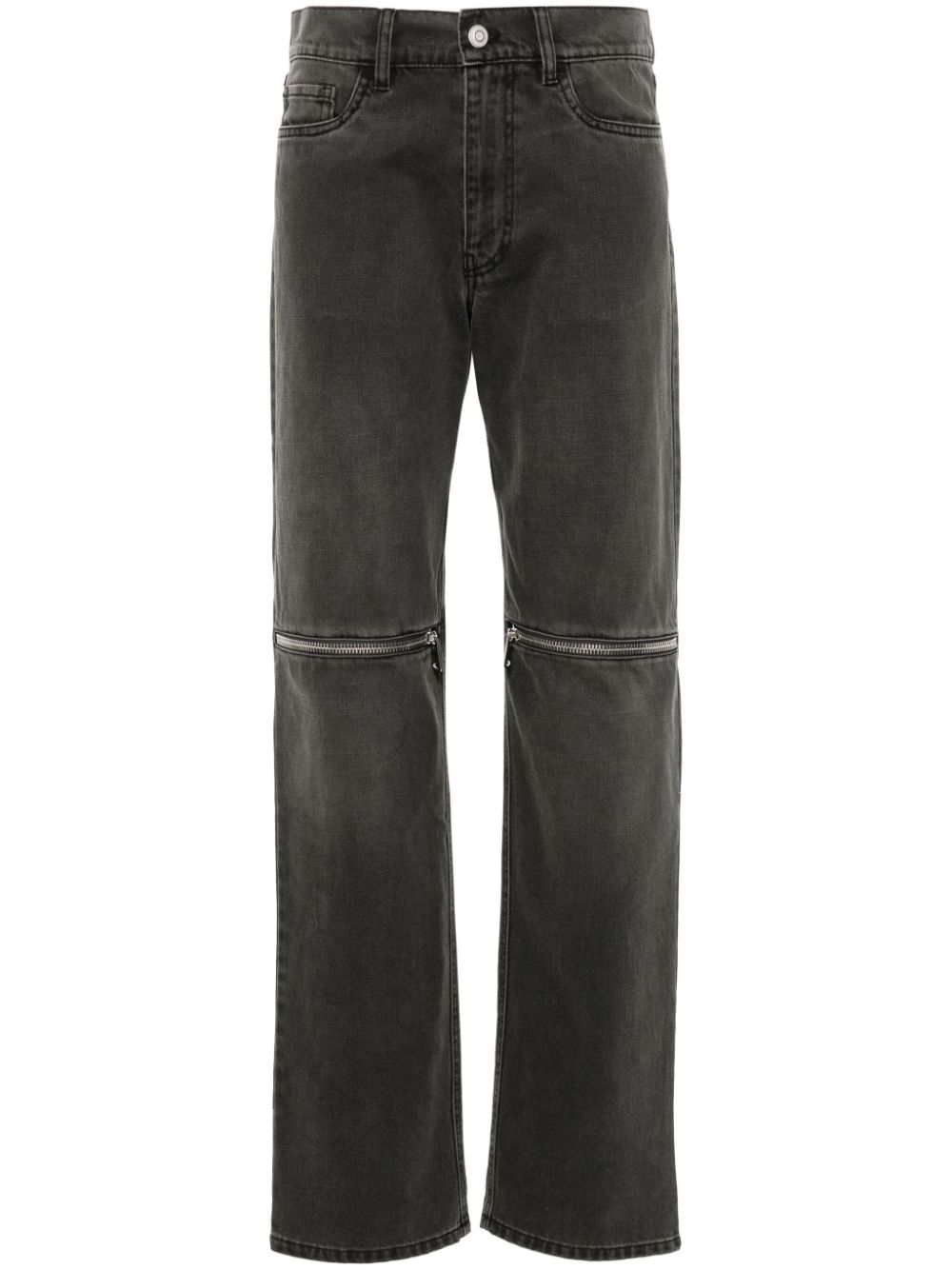 Knee-zip jeans - Grey