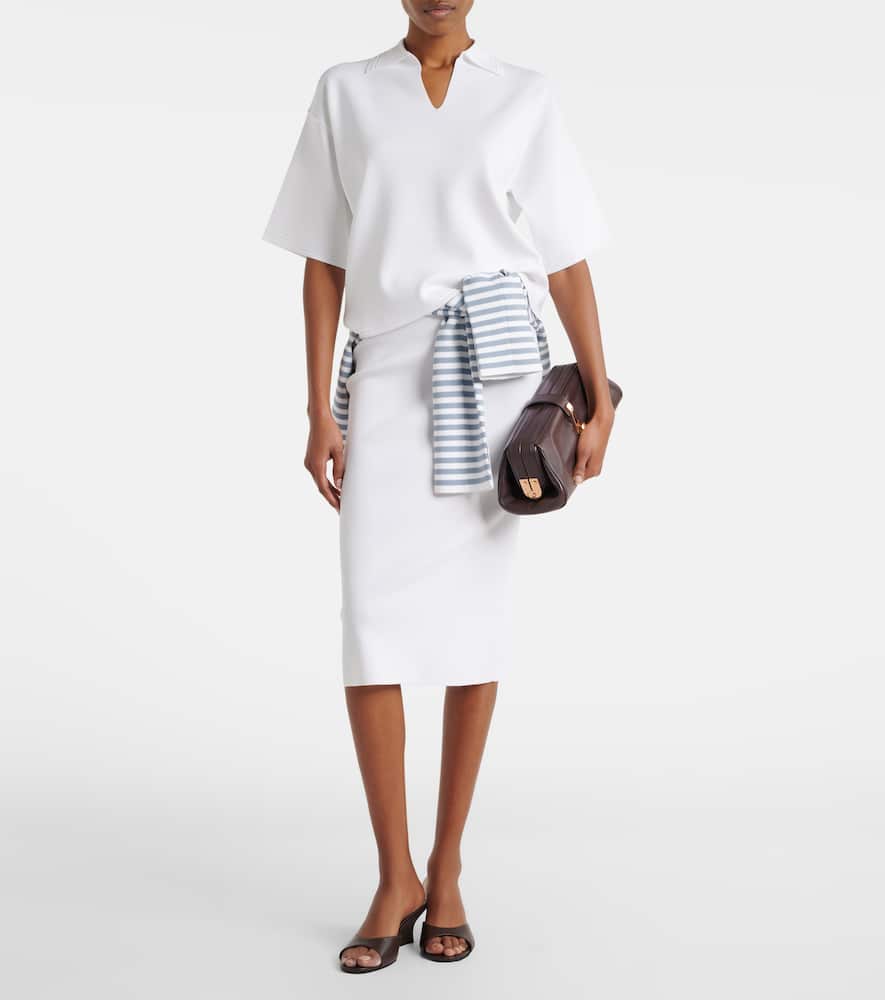 Gennaio knitted pencil skirt