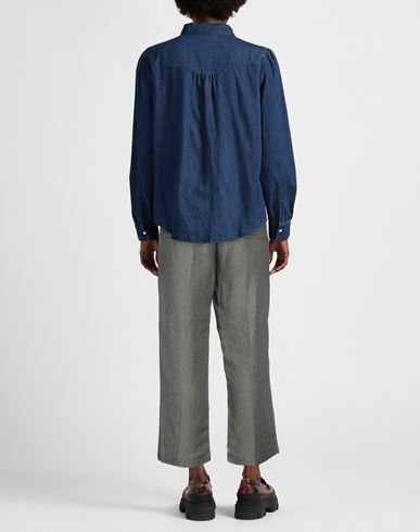 Woman Pants Military green Size 8 Linen, Viscose