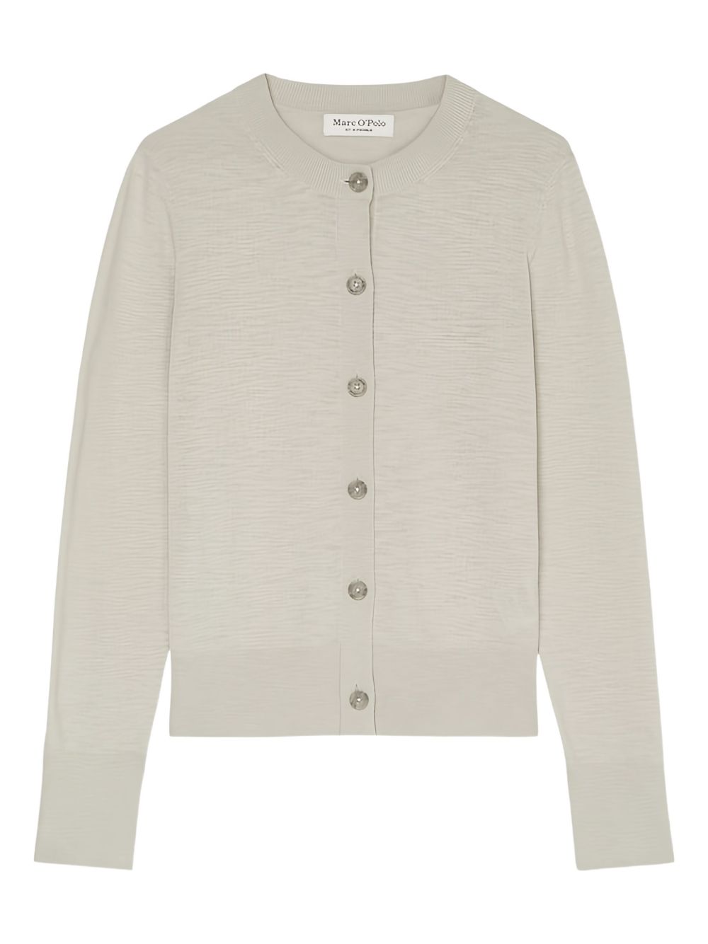Button-up knitted cardigan - Neutrals