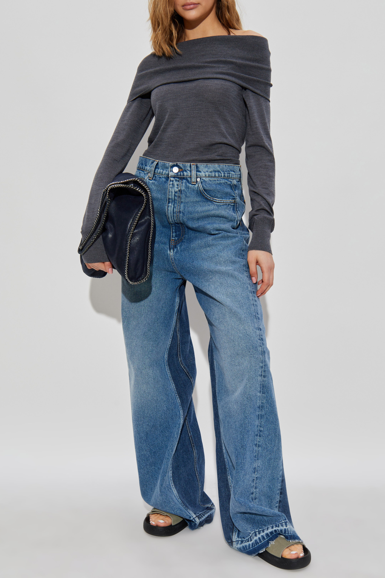 Stella McCartney Wool Sweater, Women's, Grey