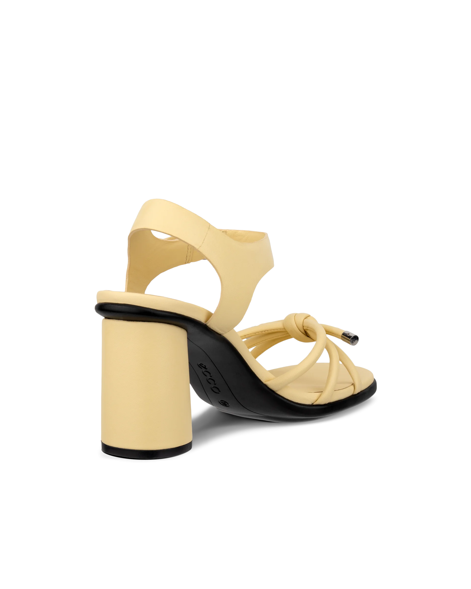 Sculpted Alba 65 - Women's Leather Heeled Sandal - Yellow
