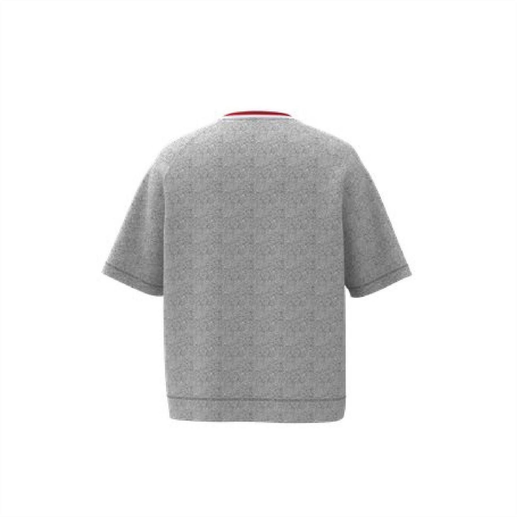 Hugo Mens Short Sleeve Sweatshirt in Grey - Sma