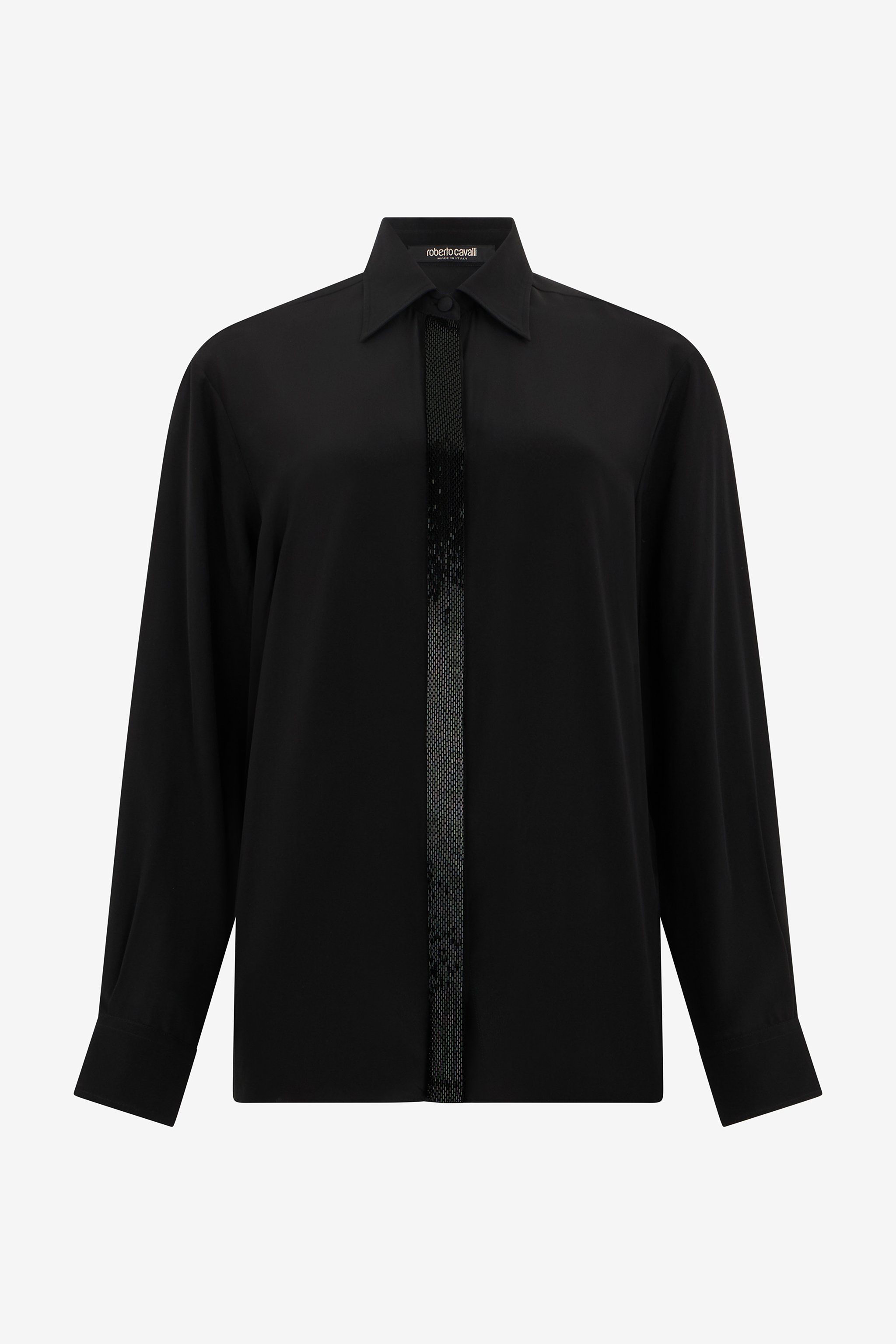 Silk Shirt With Shimmering Detail