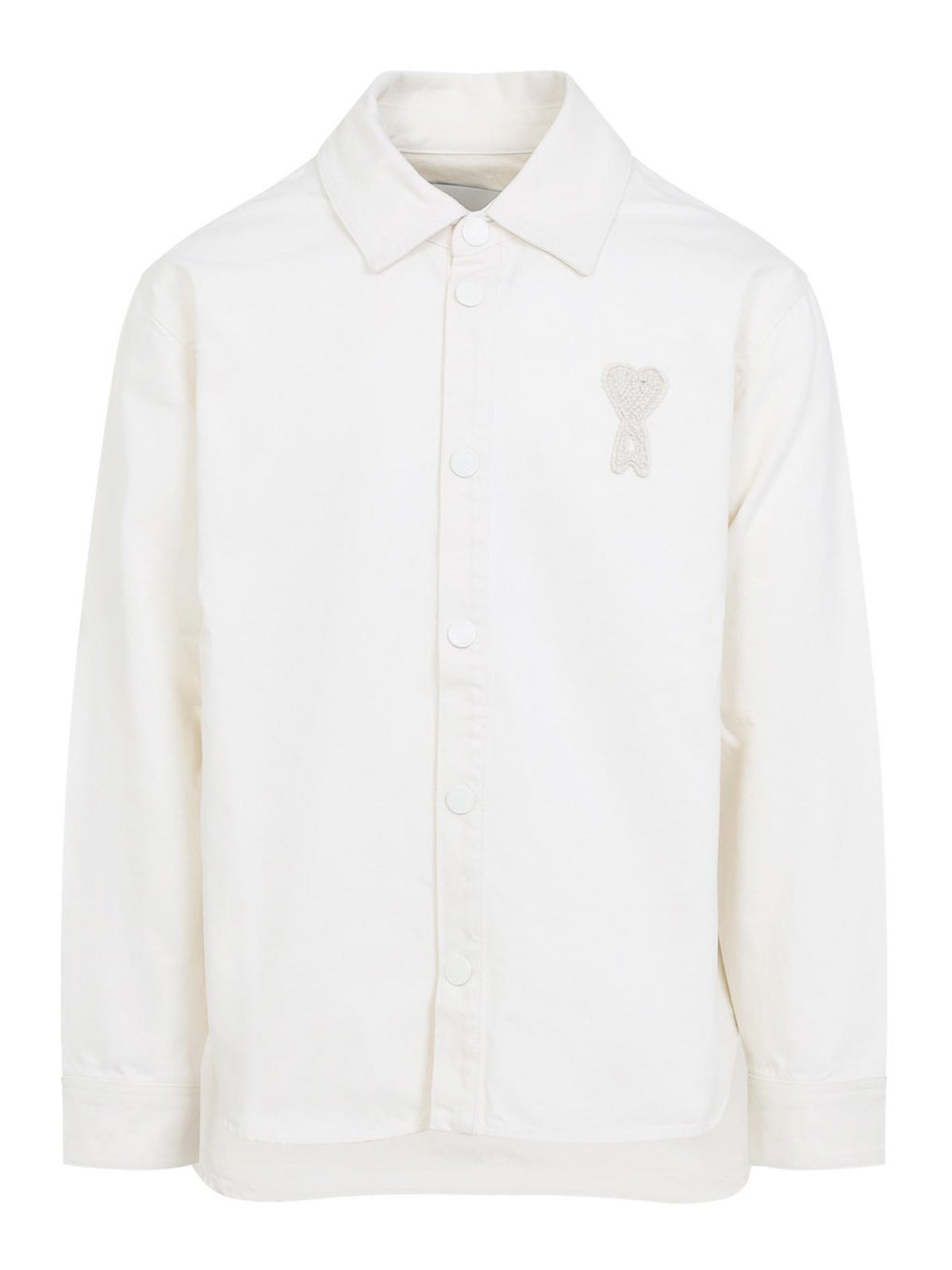Ami Paris - straight shirt collar long sleeves button cuff