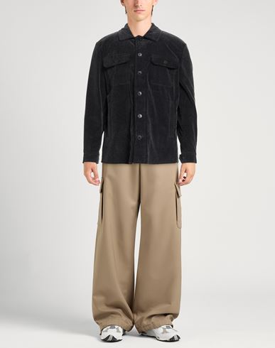 Man Shirt Charcoal Size 40 Cotton