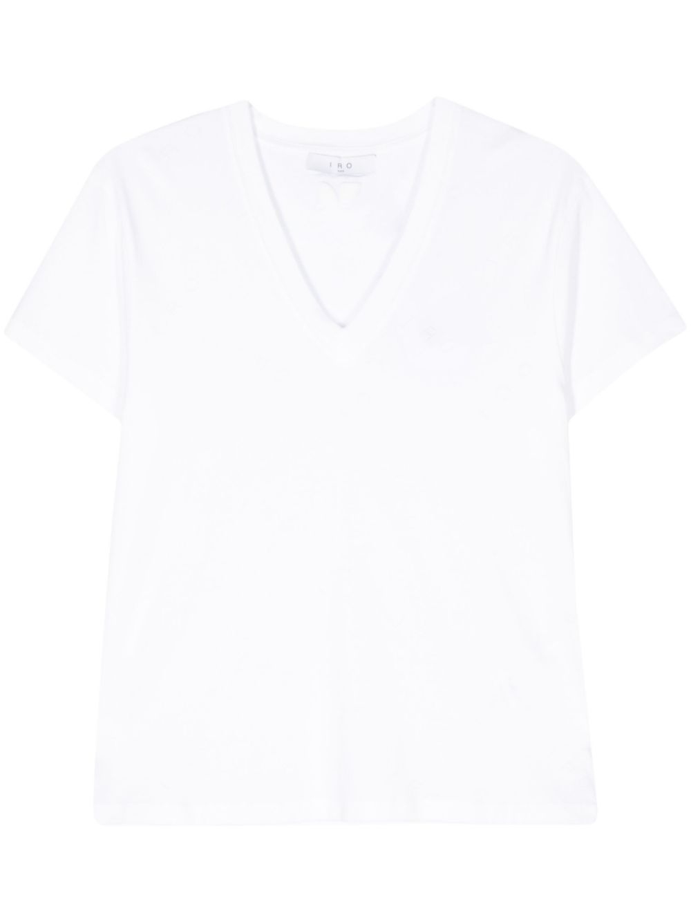 Jolia logo-hole T-shirt - White