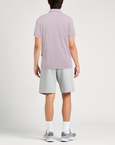 Man Polo shirt Lilac Size L Cotton