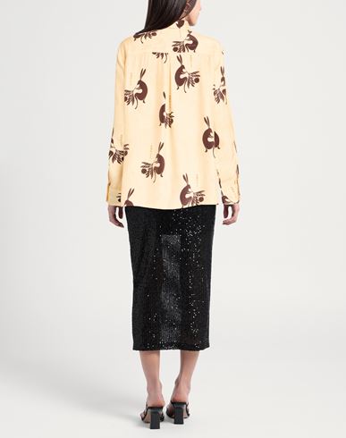 Woman Shirt Sand Size 10 Silk