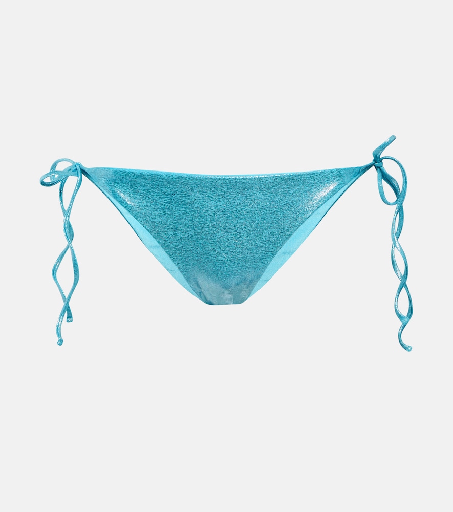 Ties low-rise bikini bottoms