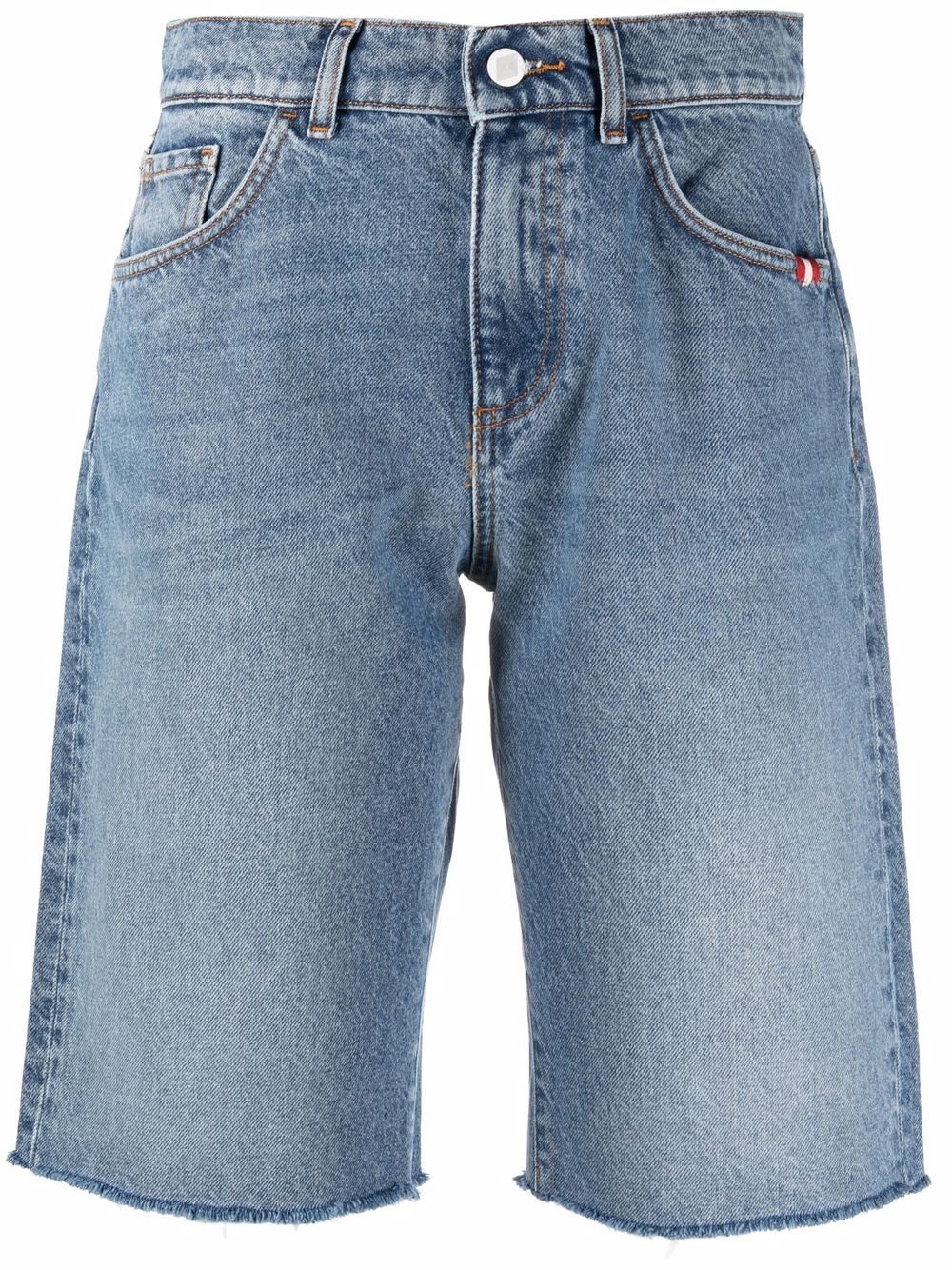 Haley knee-length denim shorts - Blue