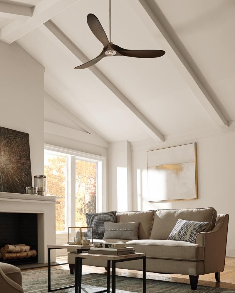 Maverick Indoor/Outdoor 60" Ceiling Fan in Brushed Stee