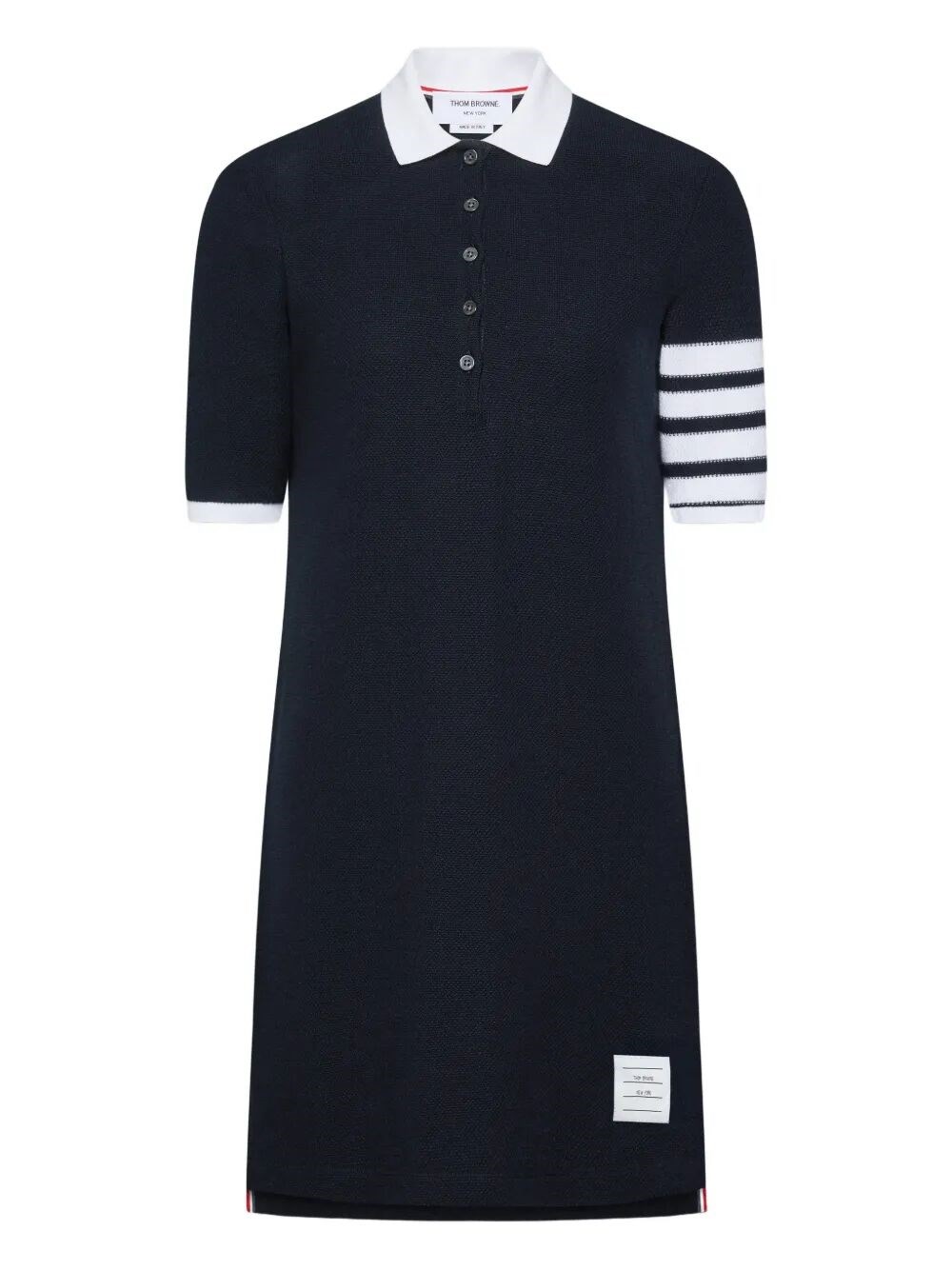 4-Bar Piqué Polo Dress