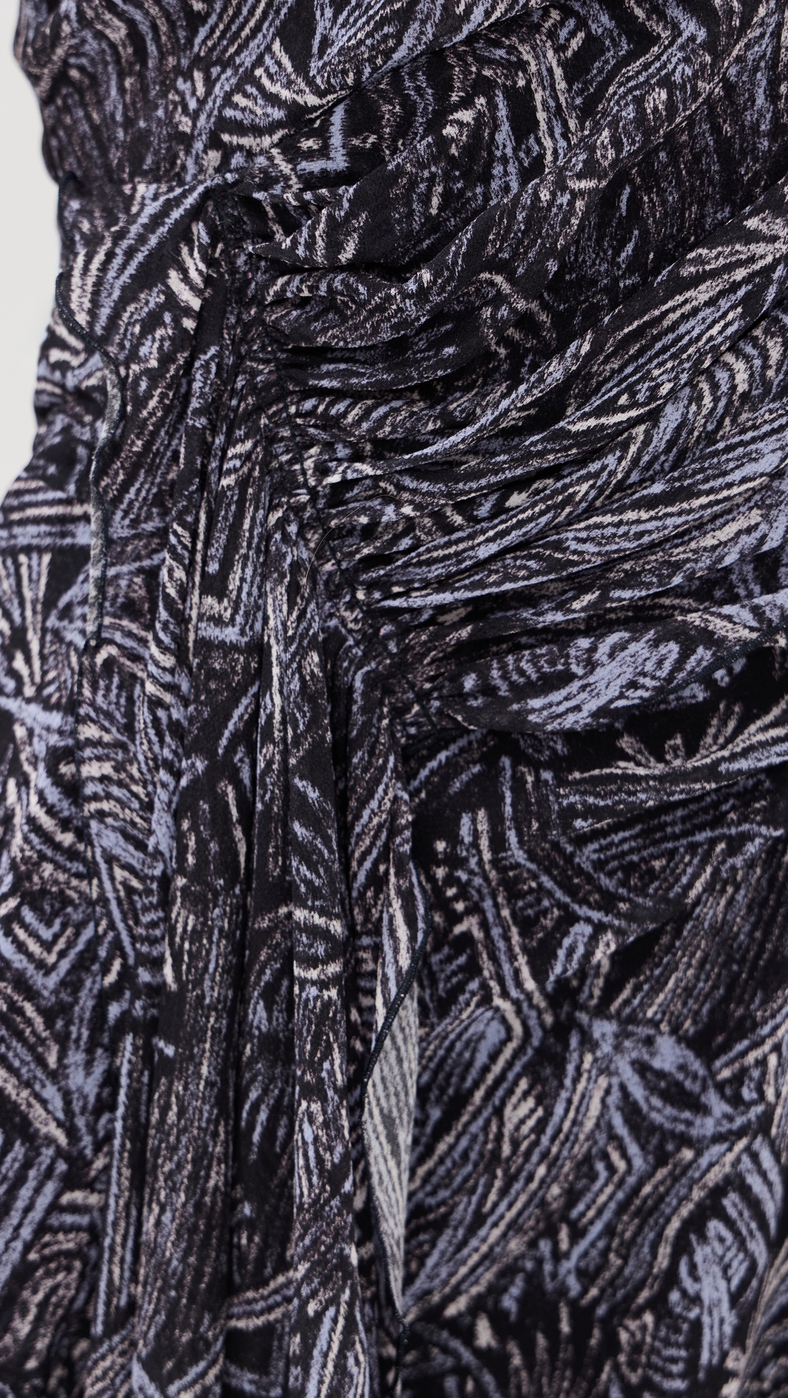 Trysha Silk Dress Faded Night