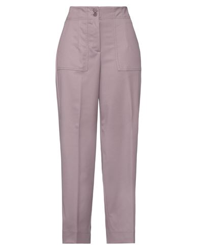 Woman Pants Lilac Size 6 Polyester, Viscose, Elastane, Acetate