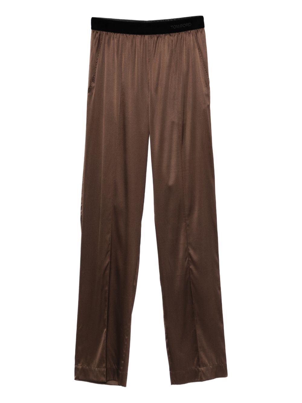 Pajama silk trousers