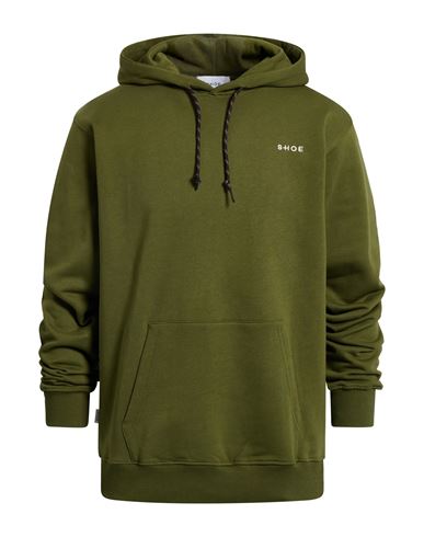 Man Sweatshirt Military green Size L Cotton