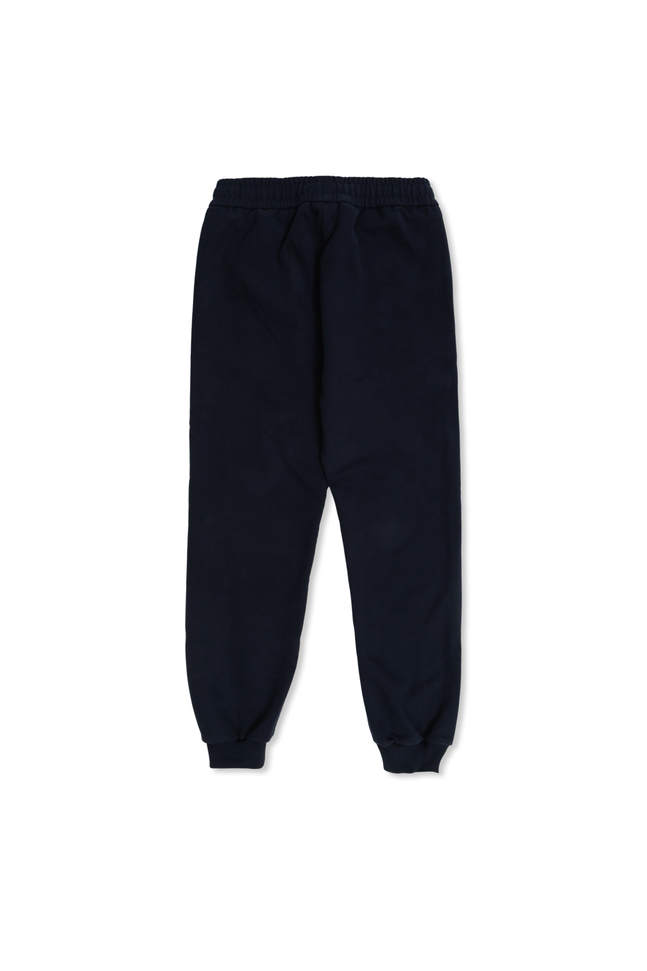 Sweatpants With A Velvety-finish Logo, Unisex, Navy Blue