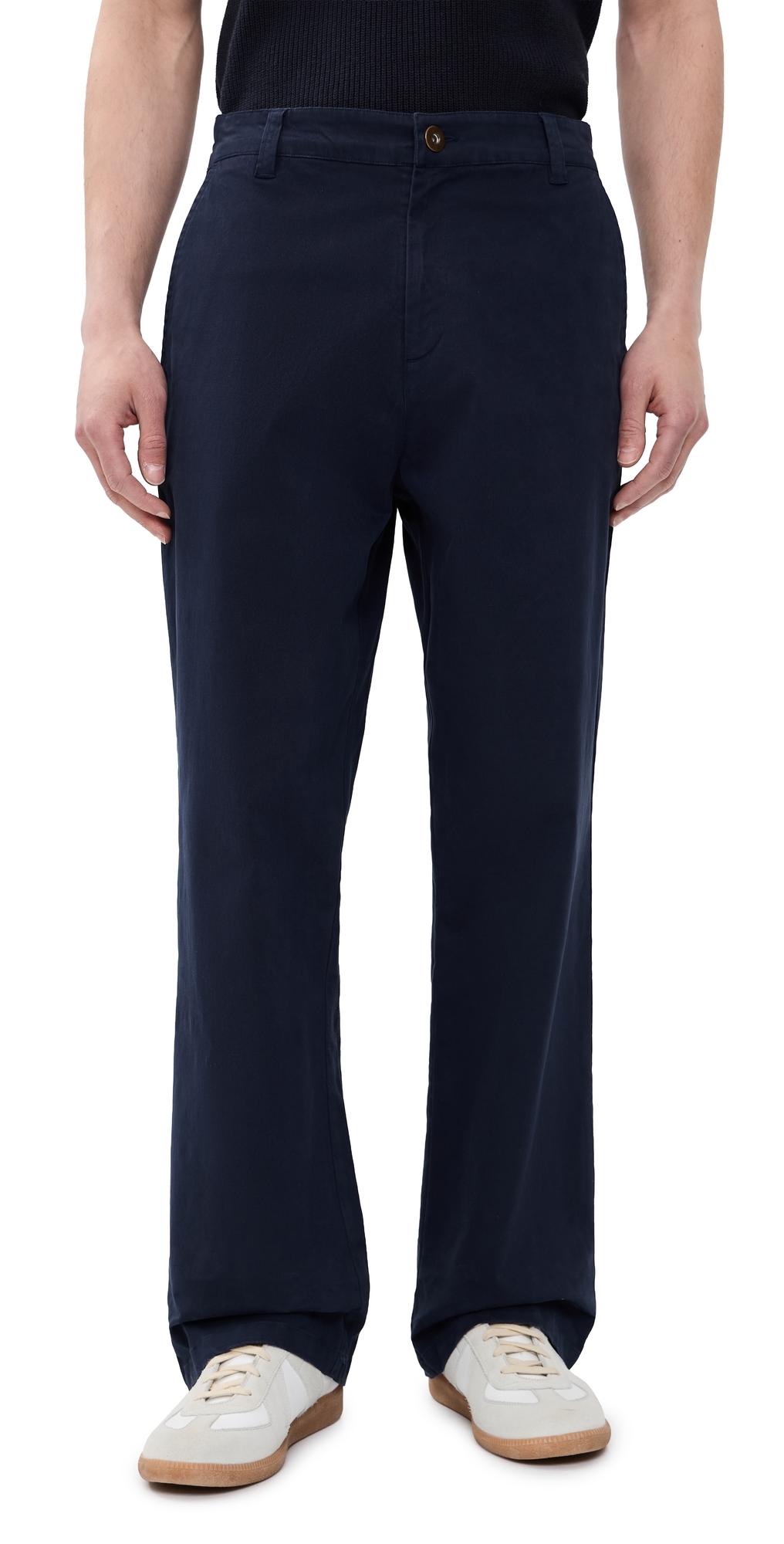 Stretch Chinos Dark Blue