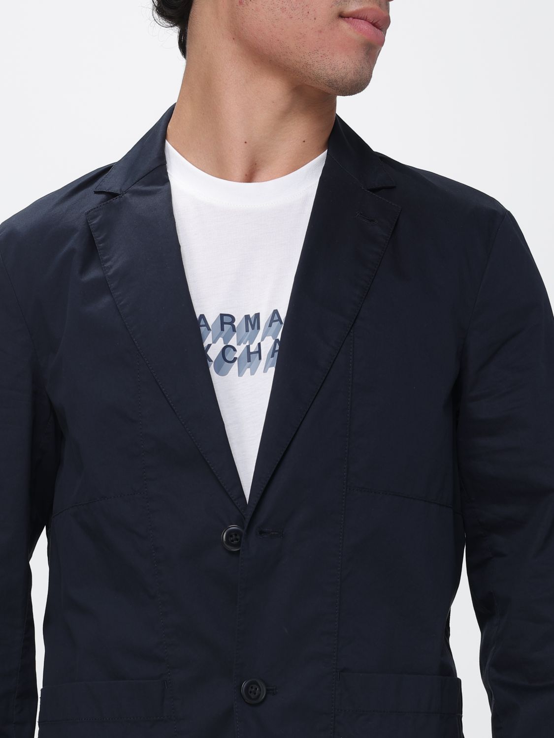 Blazer Men color Navy