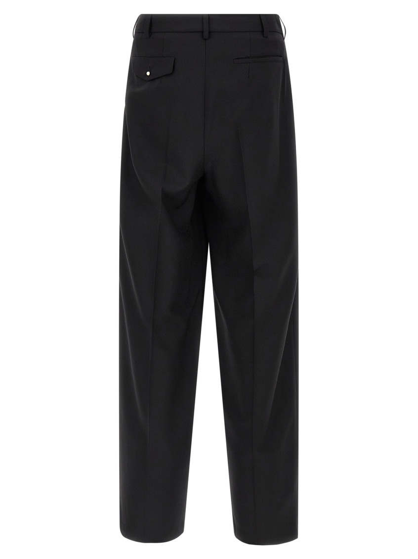 Magliano - zip tailored trousers pleated front belt loop