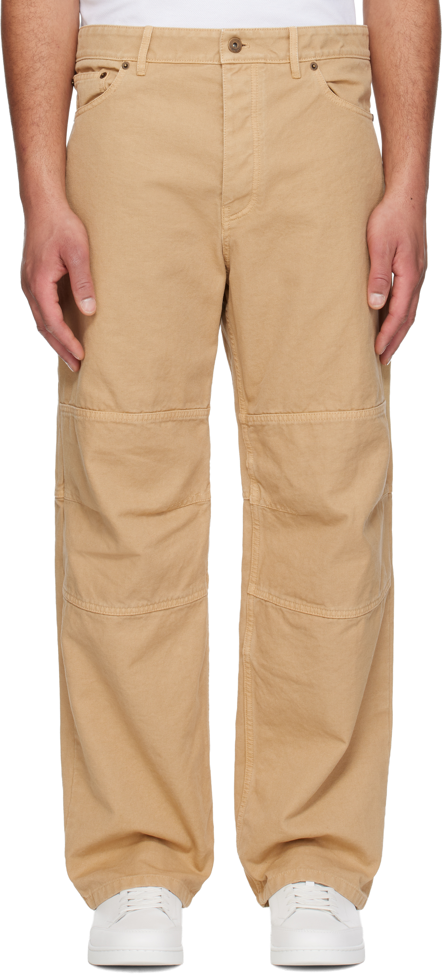 Beige Corban Trousers