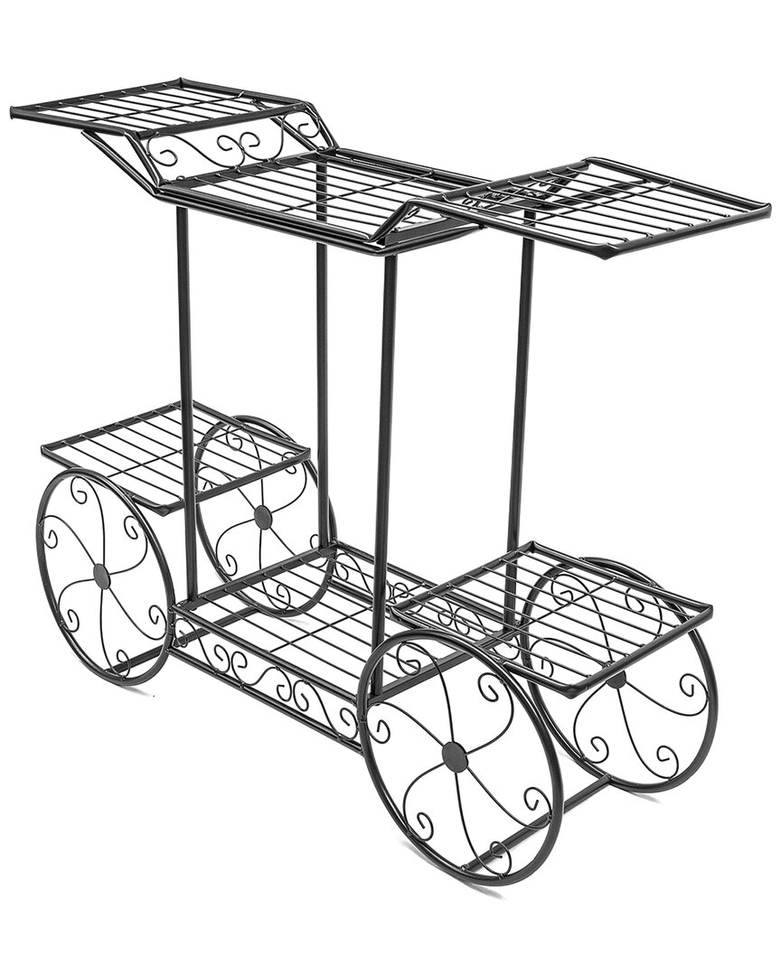 Cart Stand Flower Pot Rack