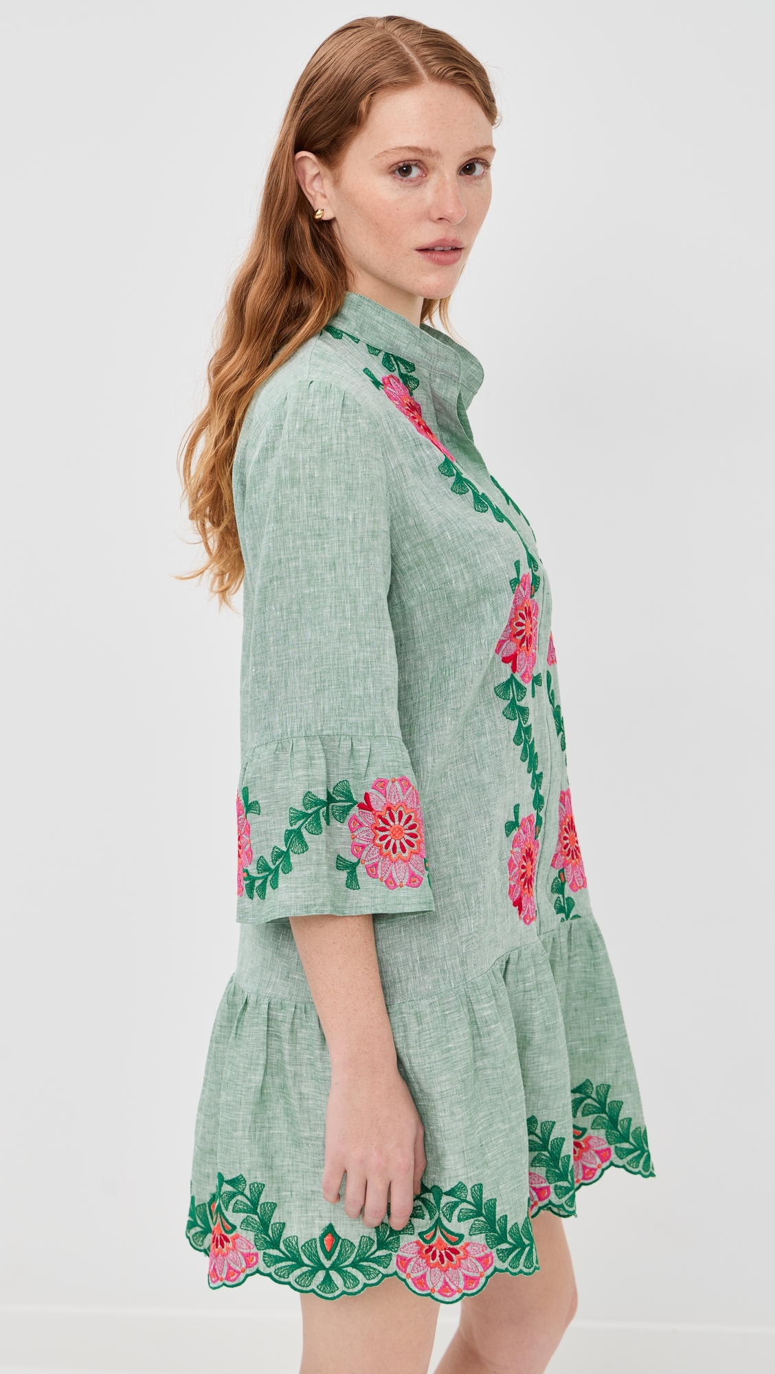 Cumino Dress Fuchsia/Oliva