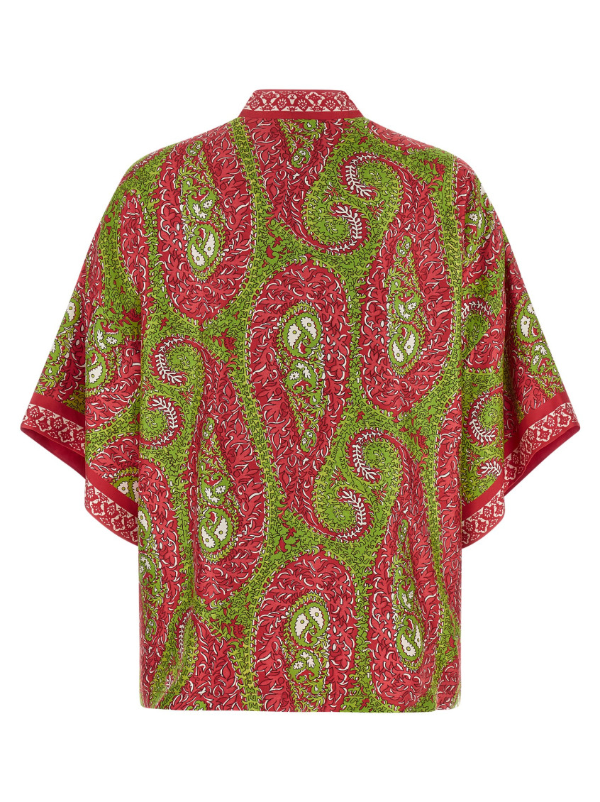 Kesa Paisley Foliage Sweaters And Cardigans Multicolor