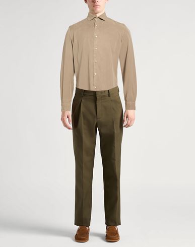 Man Shirt Military green Size 16 Lyocell