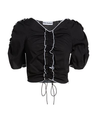 Woman Top Black Size 2 Cotton