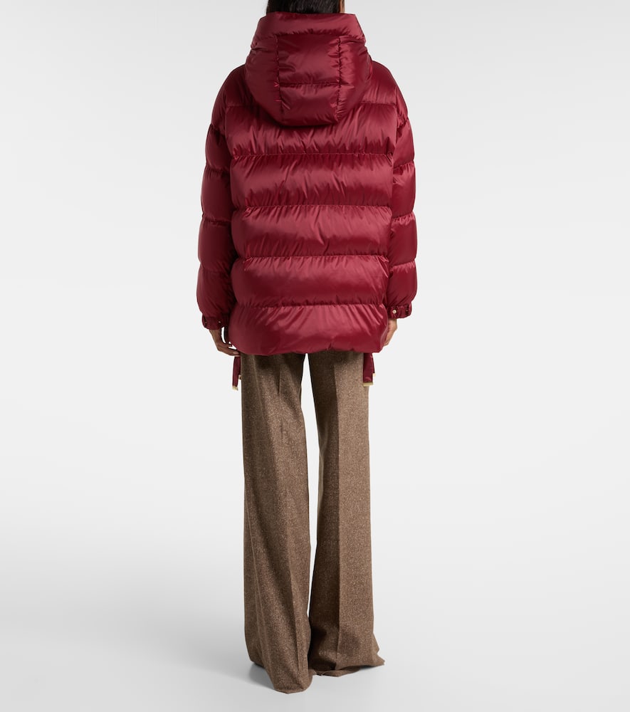Felice hooded taffeta down jacket