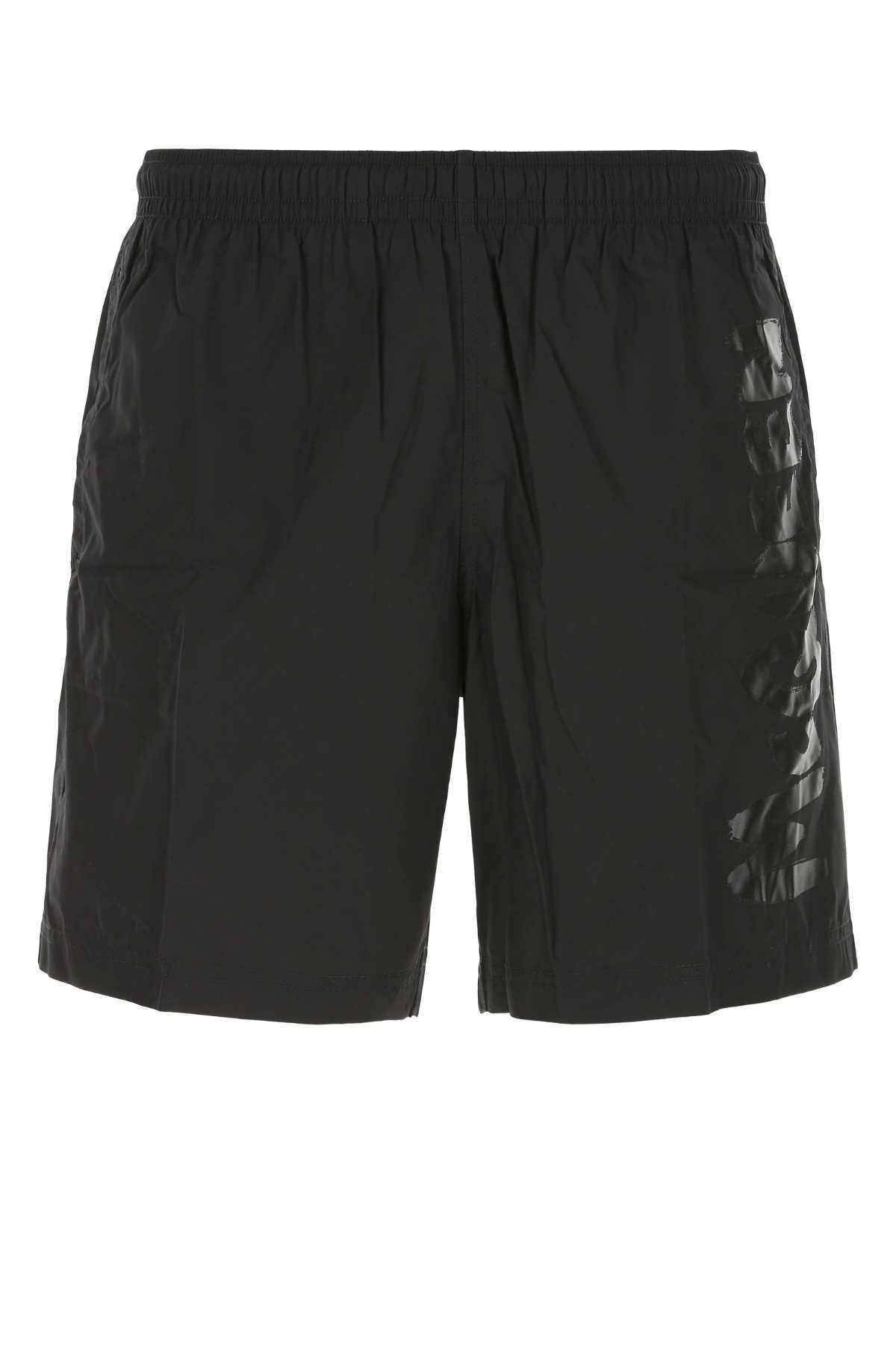 Nylon Swimming Shorts — Black